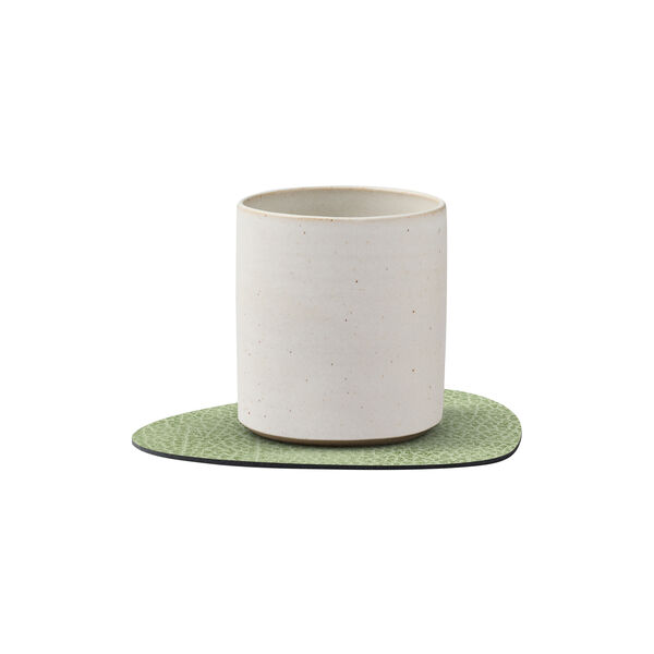 Hippo glasbrik Curve, olive green, LIND DNA