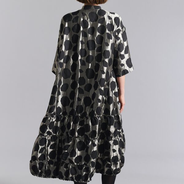 Flowerbomb lang kjole, stone/black flowerbomb, BITTE KAI RAND