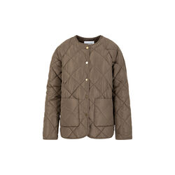 Asta quilted loose jacket, warm grey, Coster Copenhagen