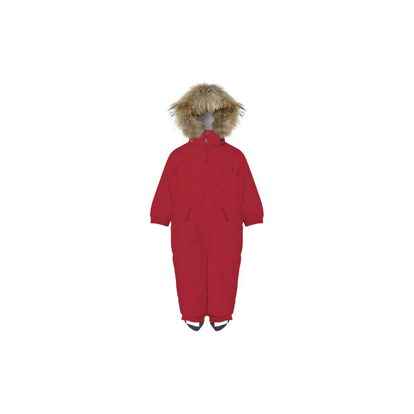 Original Wintersuit with Fur| Cranberry | Flyverdragt, VER de TERRE
