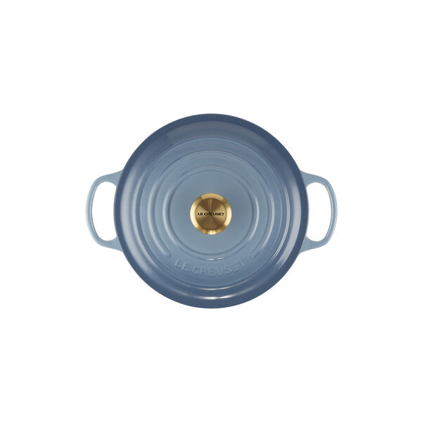 Signature rund st&oslash;bejernsgryde &Oslash; 26 cm, chambray, Le Creuset