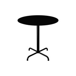 PICO Café Table with 4 Star Base Ø 74, black, HOUE