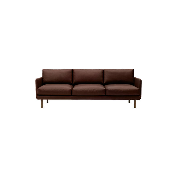 Emo 3-pers. sofa, Dakar Brown/røget eg, Bruunmunch Furniture