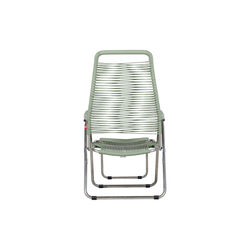 Spaghetti Outdoor Sunbed, sage green matt, FIAM