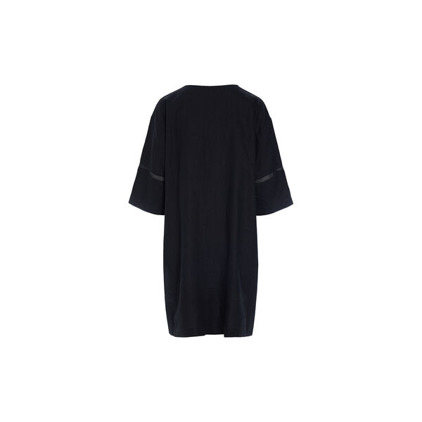 Lazy linen kjole med paneler, black, BITTE KAI RAND