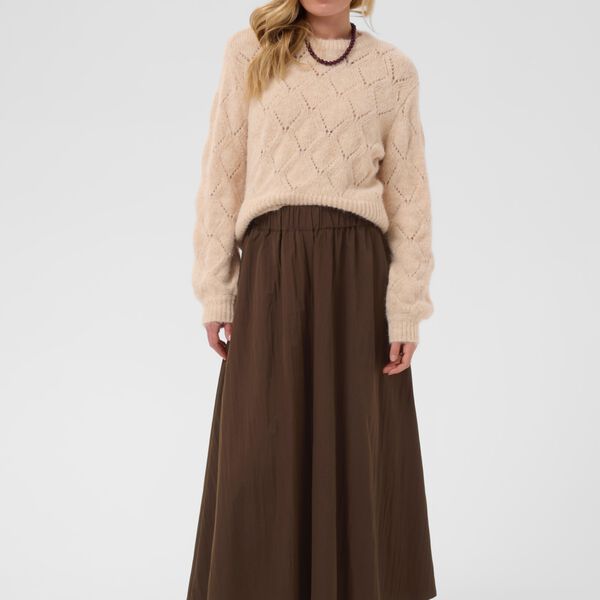 TonjaSZ Skirt, chocolate brown, Saint Tropez