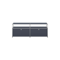 USM Haller | Model O2 | Anthracite | TV-m&oslash;bel, USM Haller