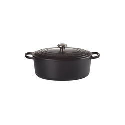 Signature oval gryde 6,3 L, matte black, Le Creuset
