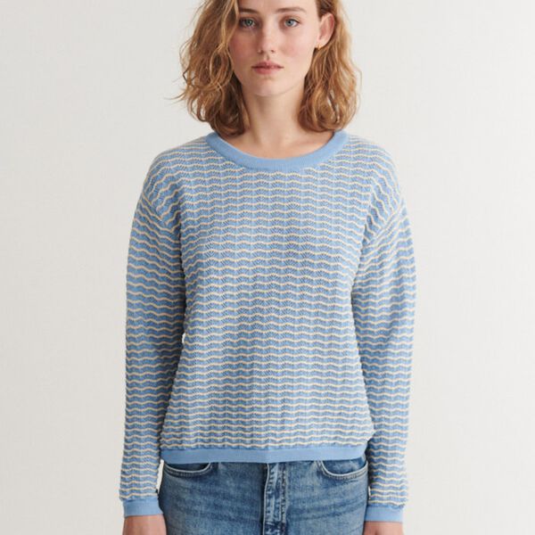 Cashi Pullover, dutch canal/birch, Basic Apparel