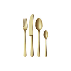 Copenhagen bestiksæt 4 dele, matte gold Copenhagen bestiksæt 4 dele, matte gold, Georg Jensen