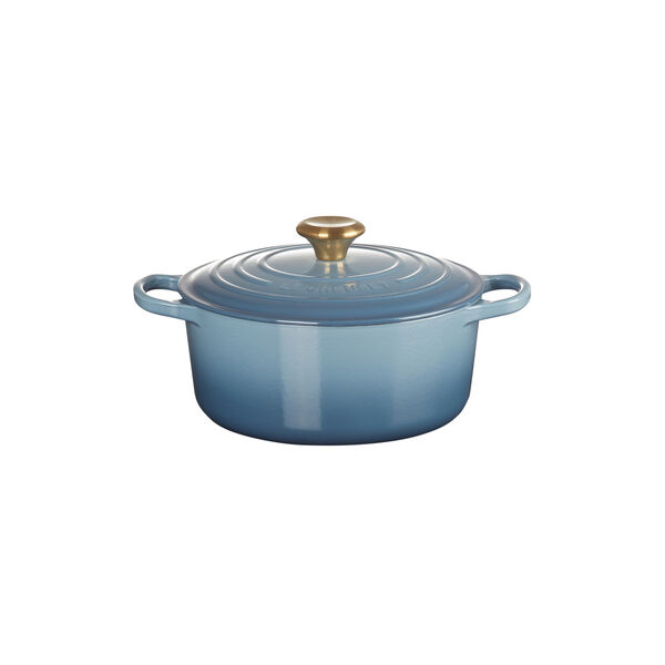Signature rund gryde Ø 24 cm, chambray, Le Creuset