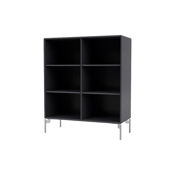 Montana 1113 reol med hjul, 04 anthracite/black, Montana Furniture