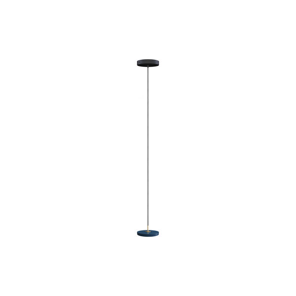Asteria Micro Pendant, petrol blue/brass, UMAGE