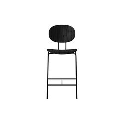 PIET HEIN Counter Chair, sortlakeret eg, Sibast Furniture