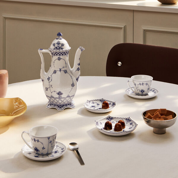 Musselmalet Helblonde kaffekande 100 cl, Royal Copenhagen