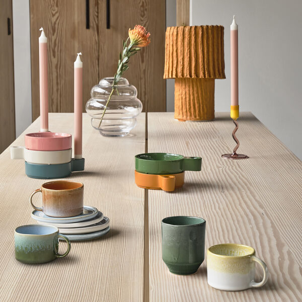 Styles krus med hank 2 stk., creme/sand, Villa Collection