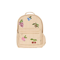 Juno Quilted Sequin Backpack Midi, frappé, Konges Sløjd