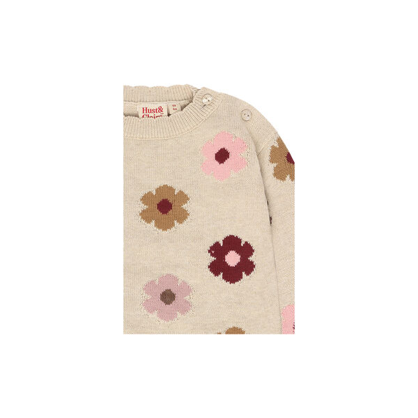 HCPusle Flower, old beige melange, Hust & Claire
