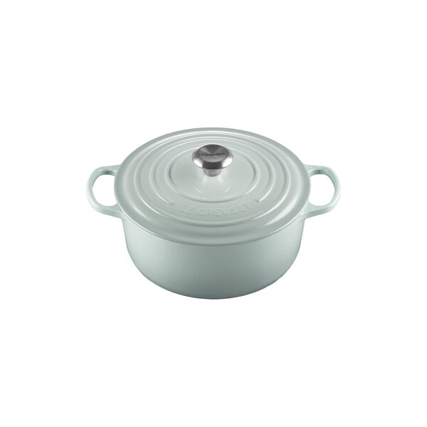 Signature rund st&oslash;bejernsgryde &Oslash; 26 cm, sea salt, Le Creuset