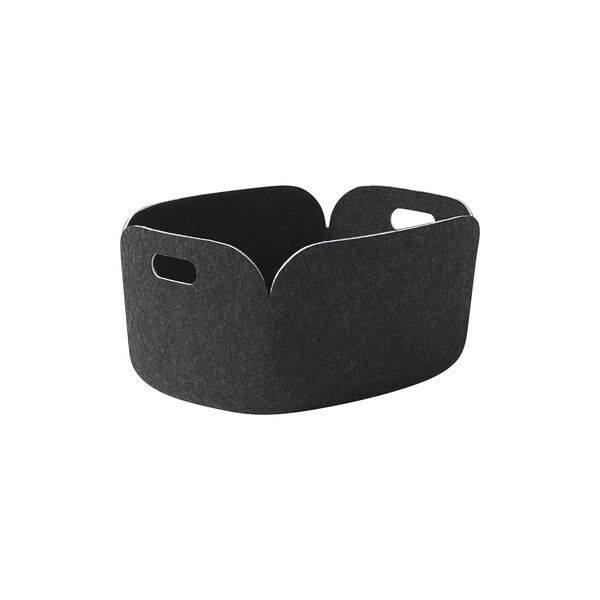 Restore Basket, black mélange Restore Basket, black mélange, Muuto