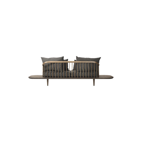 Fly SC3 2-seater Sofa, Hot Madison 093/smoked oiled oak, &Tradition