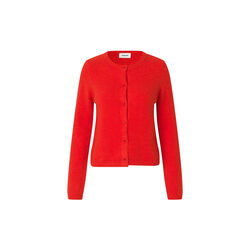 Treemd short cardigan, racing red, Modström