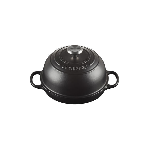 Signature st&oslash;bejern br&oslash;dform 24 cm, matte black, Le Creuset