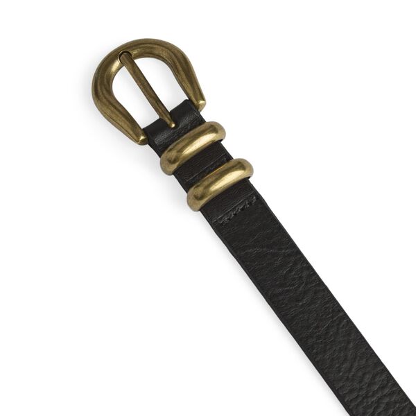 ScarletMBG Belt, black w/br. gold, Markberg