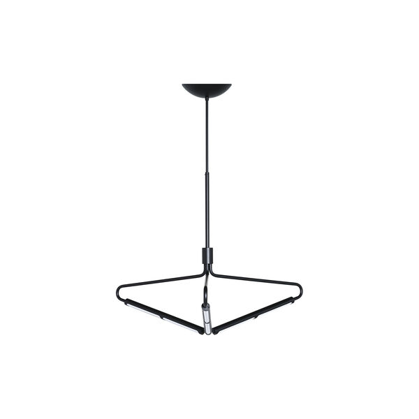 Archangel 3 415 Wide Chandelier, black, Rubn