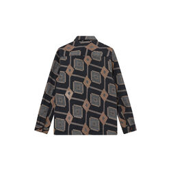 MMGDavid Kara Overshirt, salute navy, MOS MOSH Gallery