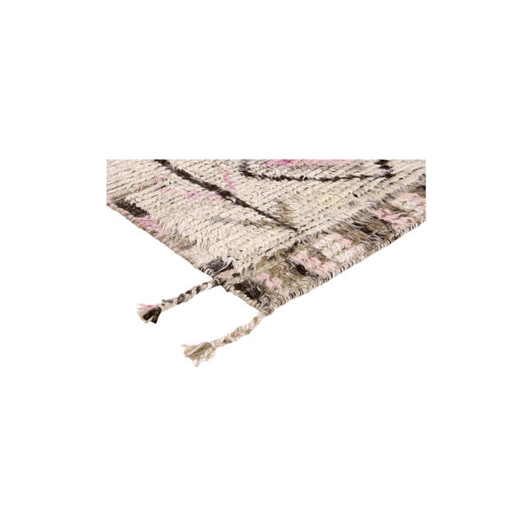 Tribe gulvt&aelig;ppe, ivory pink, Rezas