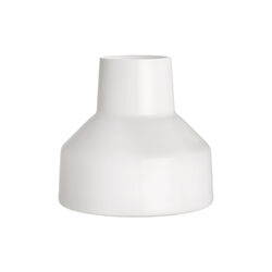 Solare kort vase, hvid, Iittala