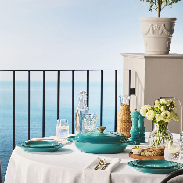 Saltkv&aelig;rn 30 cm, bleu riviera, Le Creuset