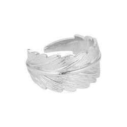 Linn wide ring, forsølvet, Pure by Nat