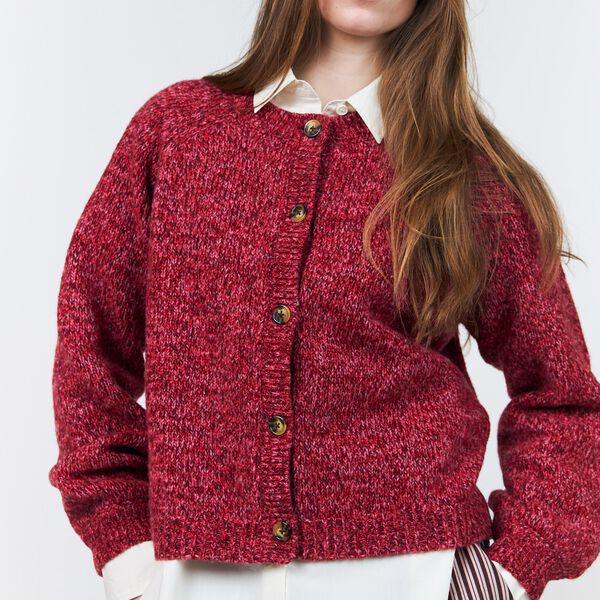 NovaLL Knit Cardigan LS, pink, Lollys Laundry
