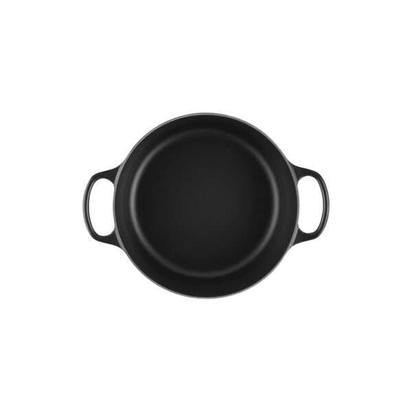 Signature rund st&oslash;bejernsgryde &Oslash; 24 cm, matte black, Le Creuset