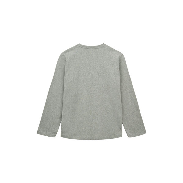 Freya langærmet T-shirt, grey melange, Studio Feder