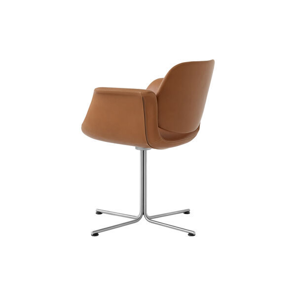 Flamingo Chair med drejestel, Cognac 95, Fredericia Furniture