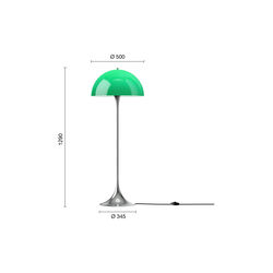 Panthella | Original | Opal Green | Gulvlampe, Louis Poulsen
