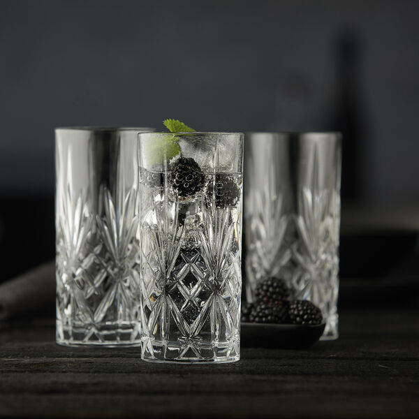 Melodia highball 6 stk., Lyngby Glas