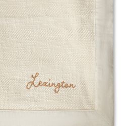 Herringbone Bedspread | Light Beige | Senget&aelig;ppe, Lexington