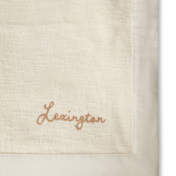 Herringbone Bedspread | Light Beige | Senget&aelig;ppe, Lexington