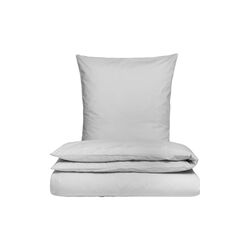 Percale sengesæt, lysegrå, Sekan