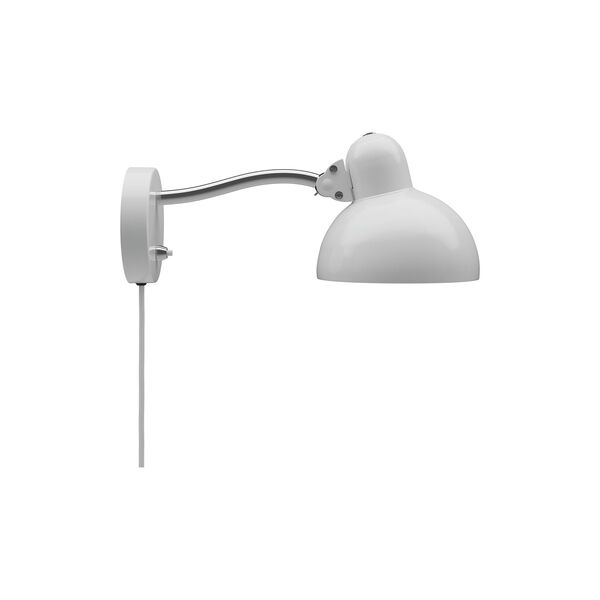 KAISER idell&trade; 6567-W v&aelig;glampe, blank hvid, Fritz Hansen
