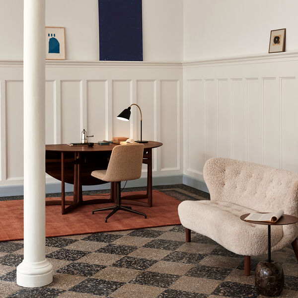 Drop Leaf HM6 spisebord, olieret valnød, &Tradition