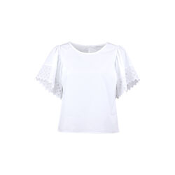 Leona Blouse Wide Slv, white, Stenstr&ouml;ms