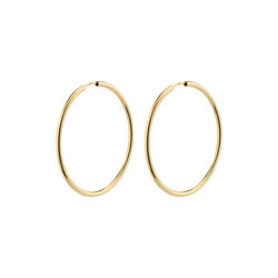 APRIL Hoops Medium, gold plated APRIL Hoops Medium, gold plated, Pilgrim