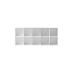 Wood reol 5x2 vandret til ophæng, Oliver Furniture