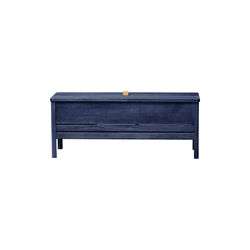 A Line Storage Bench, indigo blue A Line Storage Bench, indigo blue, Form & Refine
