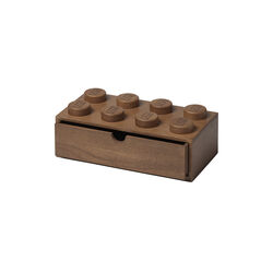 LEGO® 2x4 opbevaringskasse, mørkbejdset eg, Room Copenhagen